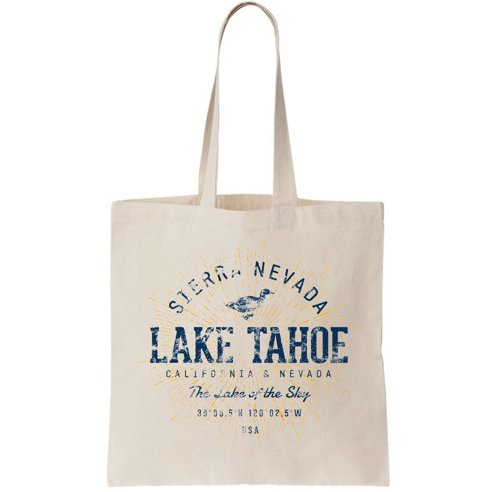 Vintage Retro Style Lake Tahoe Bag