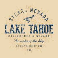 Vintage Retro Style Lake Tahoe Bag