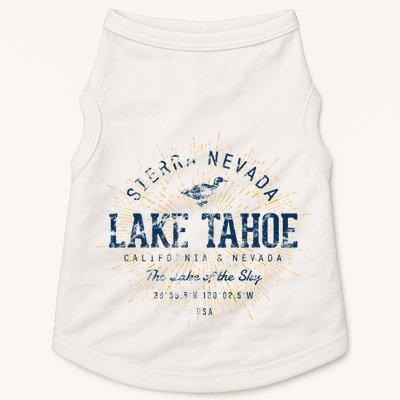 Vintage Retro Style Lake Tahoe Doggie Tank