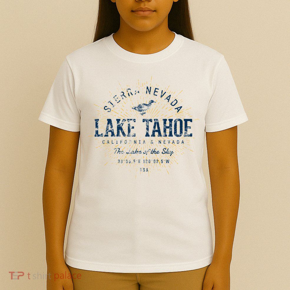 Vintage Retro Style Lake Tahoe T-Shirt