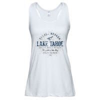 Vintage Retro Style Lake Tahoe Ladies Essential Flowy Tank