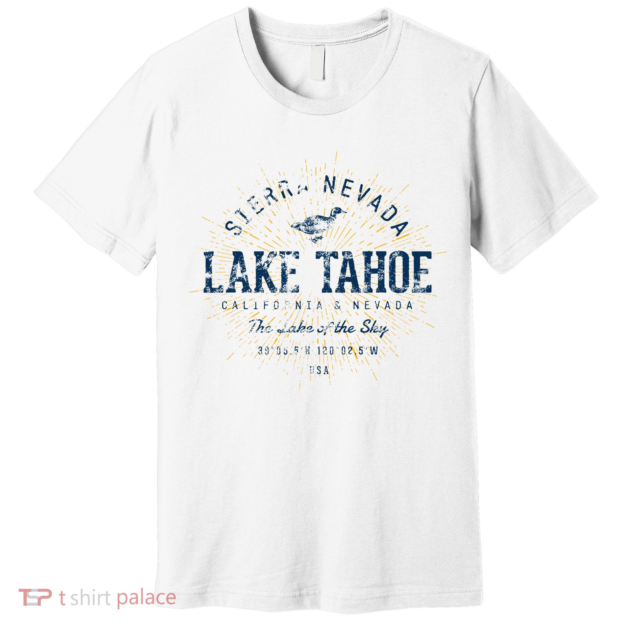 Vintage Retro Style Lake Tahoe Premium T-Shirt