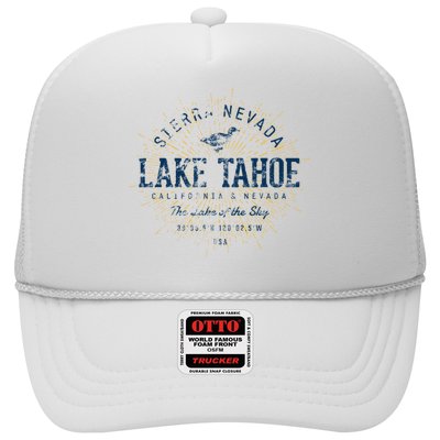 Vintage Retro Style Lake Tahoe Trucker Hat