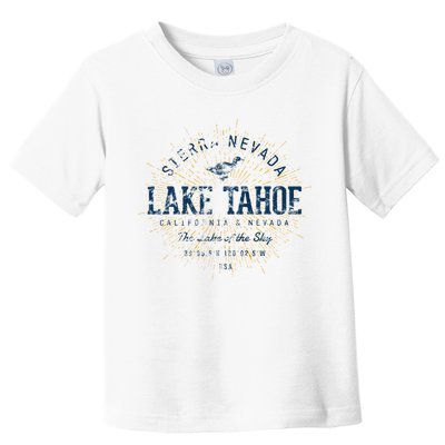Vintage Retro Style Lake Tahoe Toddler T-Shirt