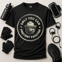 Vintage Resist Only You Can Prevent Fascism Performance Shirt