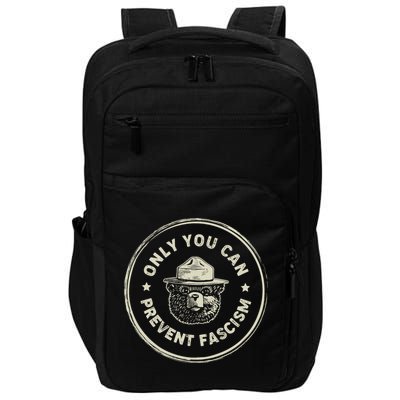 Vintage Resist Smokey The Bear Only You Can Prevent Fascism Impact Tech Backpack