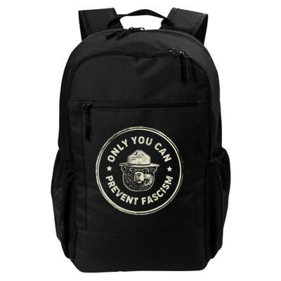 Vintage Resist Smokey The Bear Only You Can Prevent Fascism Backpack