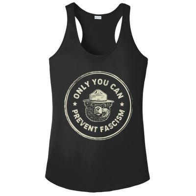 Vintage Resist Only You Can Prevent Fascism Ladies PosiCharge Competitor Racerback Tank