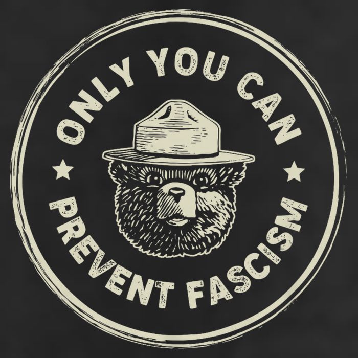 Vintage Resist Only You Can Prevent Fascism Golf Towel