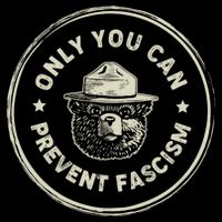 Vintage Resist Only You Can Prevent Fascism Crop Top