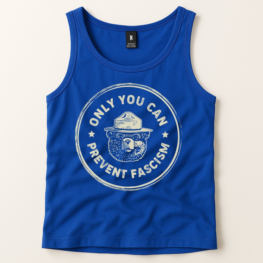 Vintage Resist Only You Can Prevent Fascism Tank Top