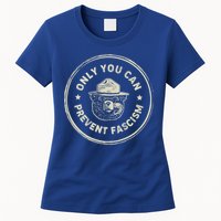 Vintage Resist Only You Can Prevent Fascism Womens T-Shirt
