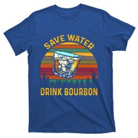 Vintage Retro Save Water Bourbon Gift T-Shirt