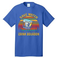 Vintage Retro Save Water Bourbon Gift Tall T-Shirt