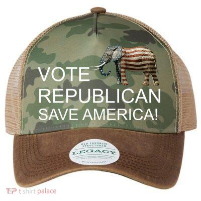 Vote Republican Save America Legacy Tie Dye Trucker Hat