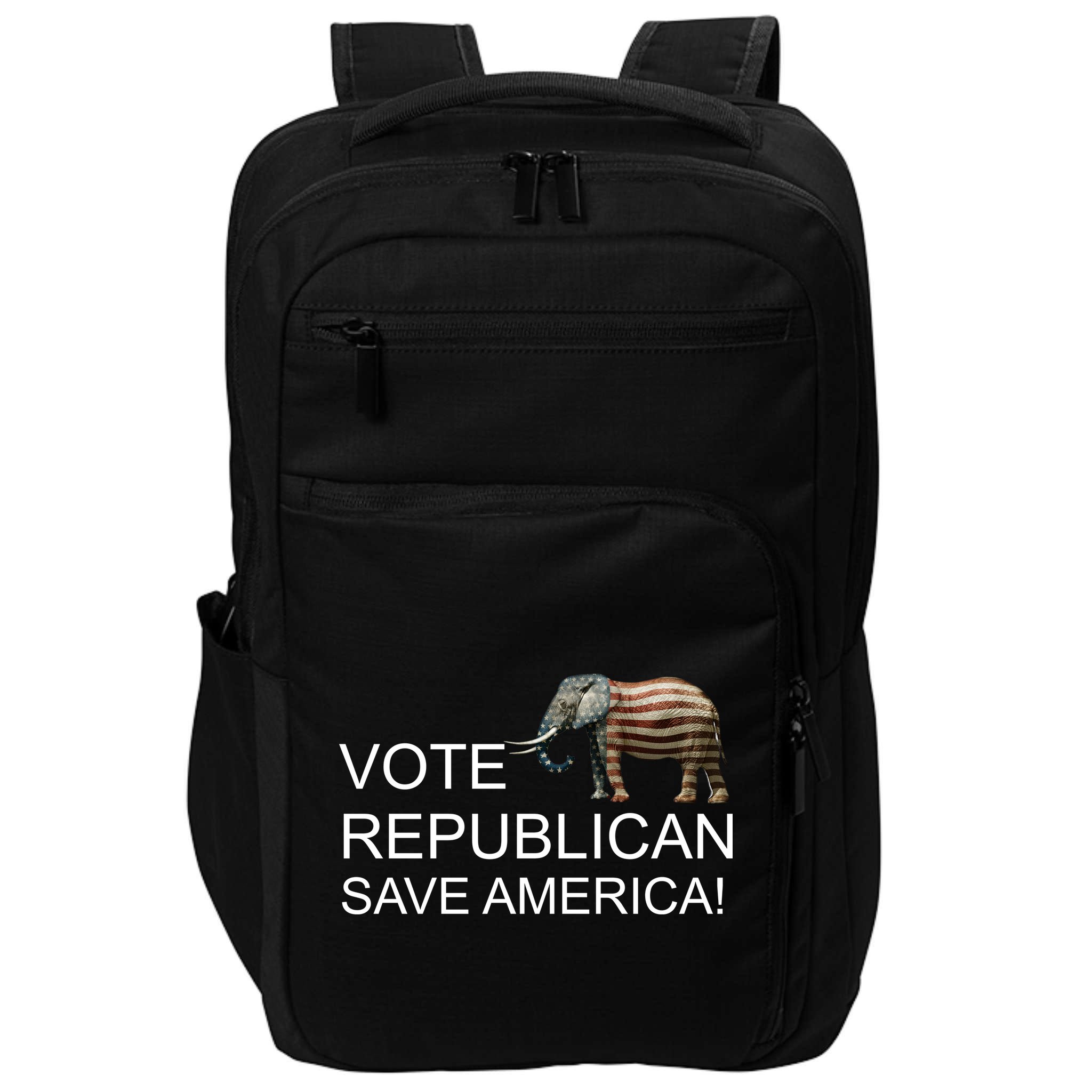 Vote Republican Save America Impact Tech Backpack