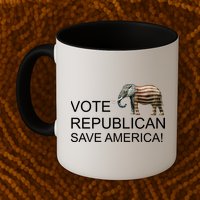 Vote Republican Save America Mug