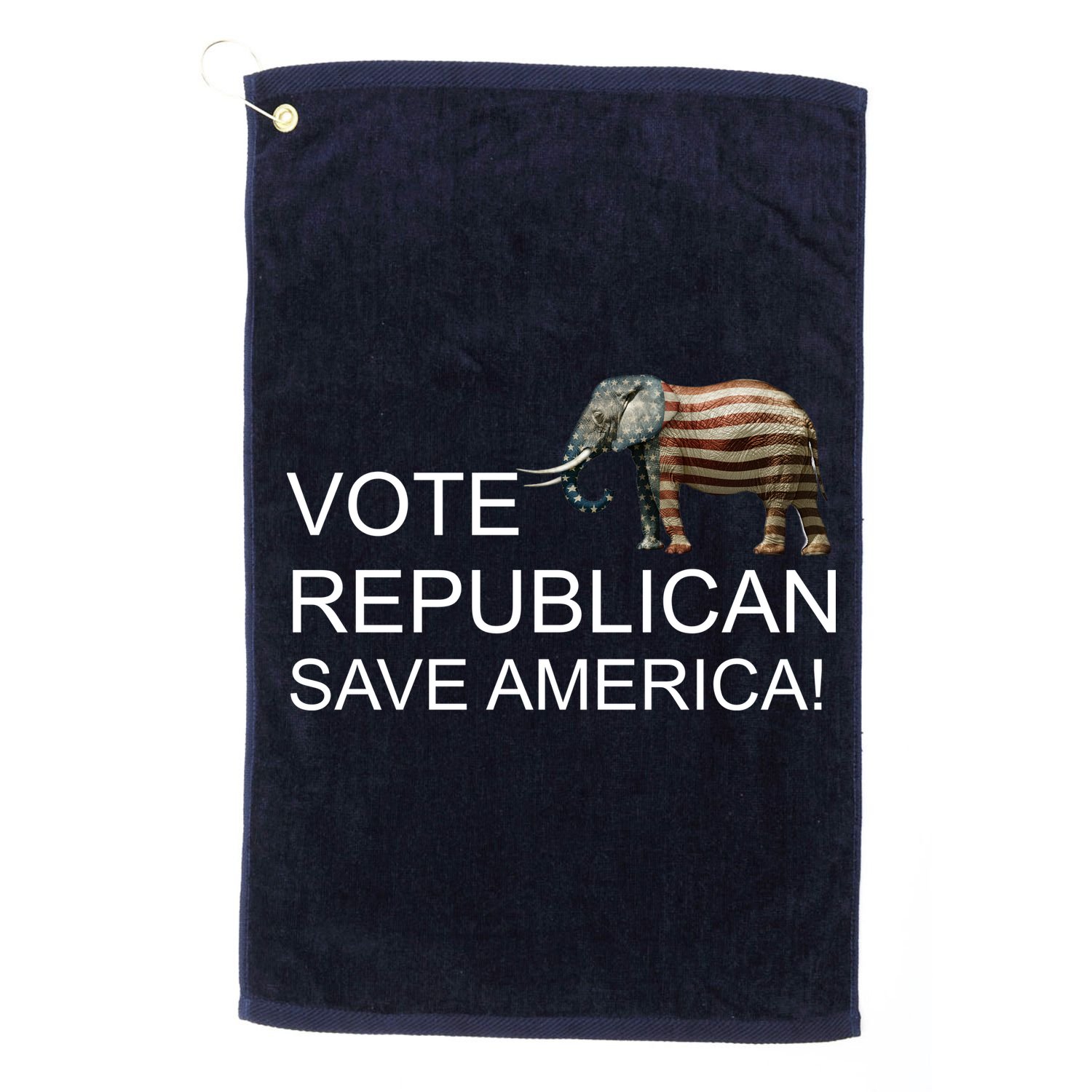 Vote Republican Save America Golf Towel