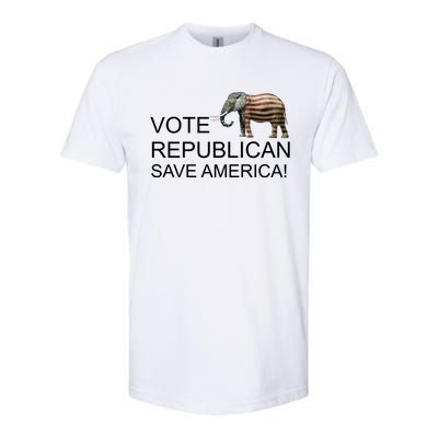 Vote Republican Save America Softstyle® CVC T-Shirt