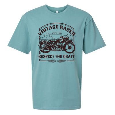 Vintage Racer Since 1950 Motorcycle Sueded Cloud Jersey T-Shirt