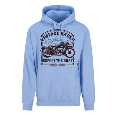 Vintage Racer Since 1950 Motorcycle Unisex Surf Hoodie