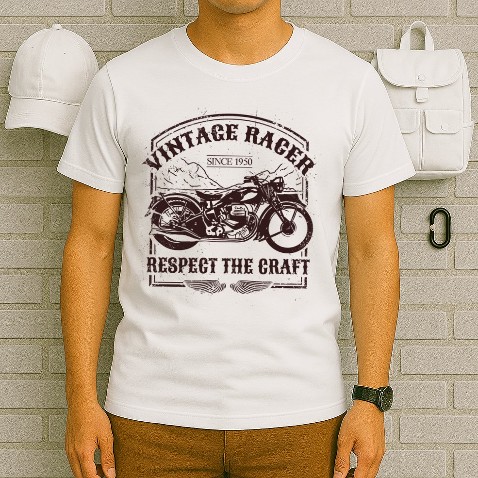 Vintage Racer Since 1950 Motorcycle T-Shirt