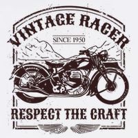 Vintage Racer Since 1950 Motorcycle Beanie
