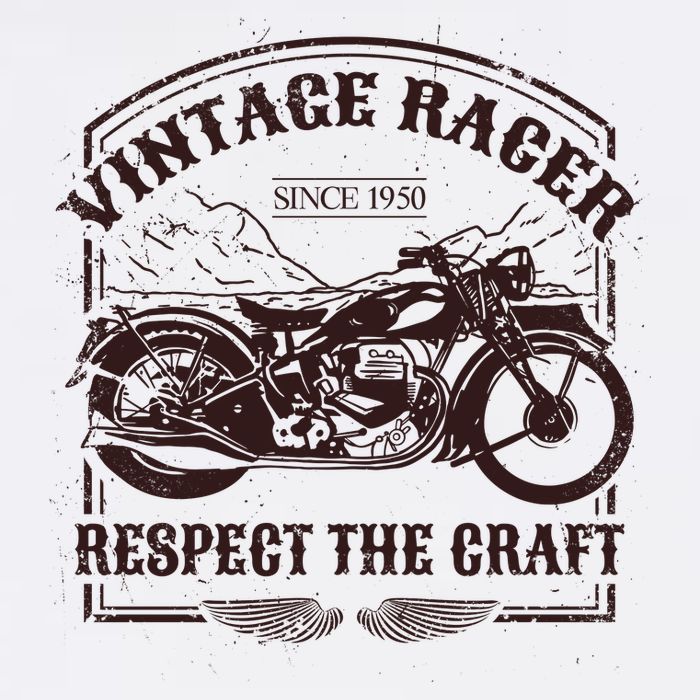 Vintage Racer Since 1950 Motorcycle Beanie
