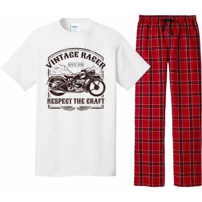 Vintage Racer Since 1950 Motorcycle Pajama Set