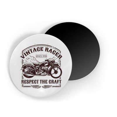 Vintage Racer Since 1950 Motorcycle Magnet