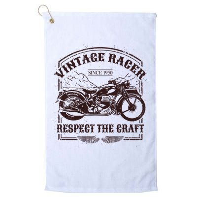 Vintage Racer Since 1950 Motorcycle Golf Towel