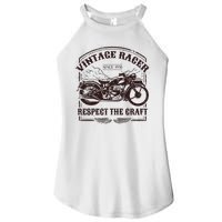 Vintage Racer Since 1950 Motorcycle Women’s Perfect Tri Rocker Tank