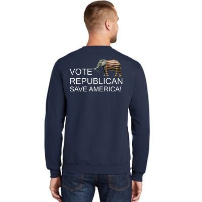 Vote Republican Save America Front and Back Sweatshirt