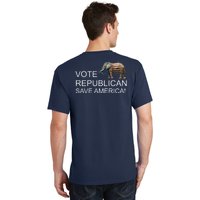 Vote Republican Save America Front and Back T-Shirt