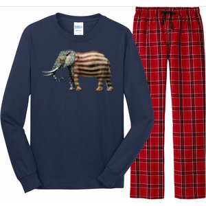 Vote Republican Save America Front and Back Long Sleeve Pajama Set