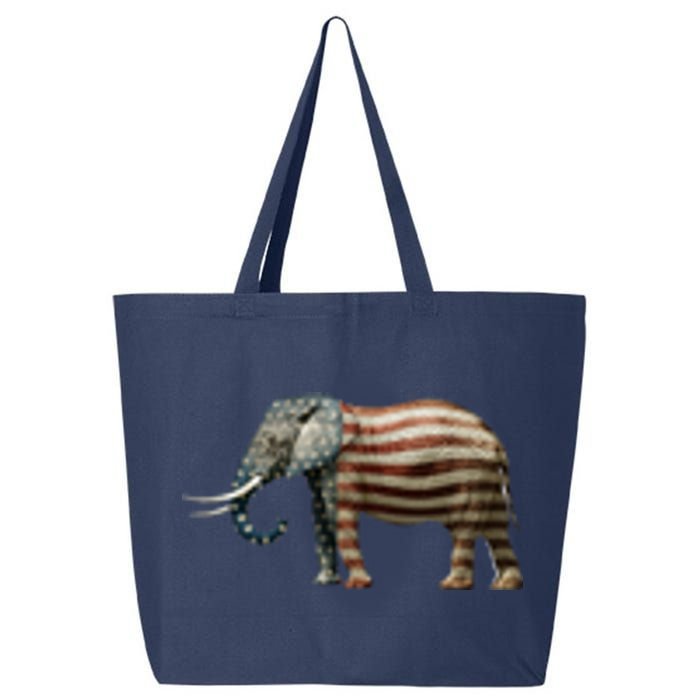 Vote Republican Save America Front and Back 25L Jumbo Tote