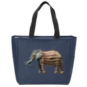 Vote Republican Save America Front and Back Zip Tote Bag