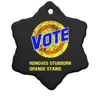 Vote Removes Stubborn Orange Stains Ceramic Star Ornament