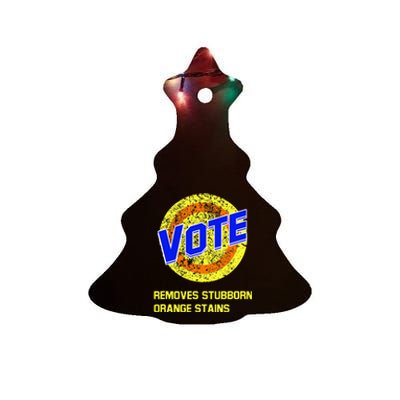 Vote Removes Stubborn Orange Stains Ceramic Tree Ornament