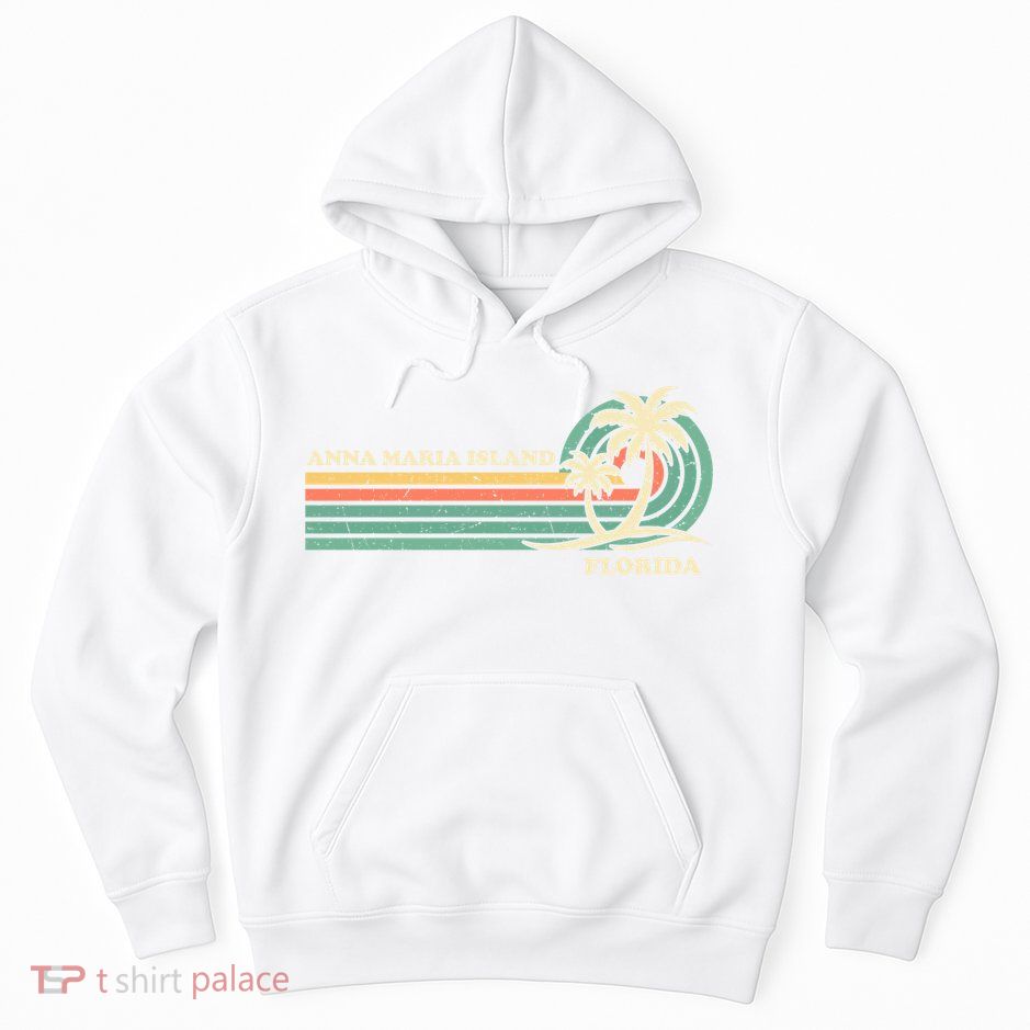 Vintage Retro Summer Vacation Florida Anna Maria Island Cool Gift Hoodie