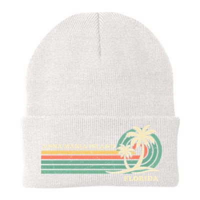 Vintage Retro Summer Vacation Florida Anna Maria Island Cool Gift Beanie