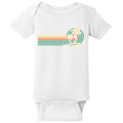 Vintage Retro Summer Vacation Florida Anna Maria Island Cool Gift Baby Bodysuit