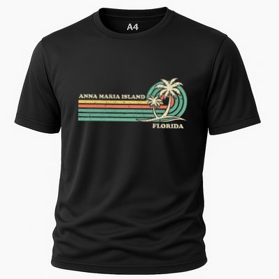 Vintage Retro Summer Vacation Florida Anna Maria Island Performance Shirt