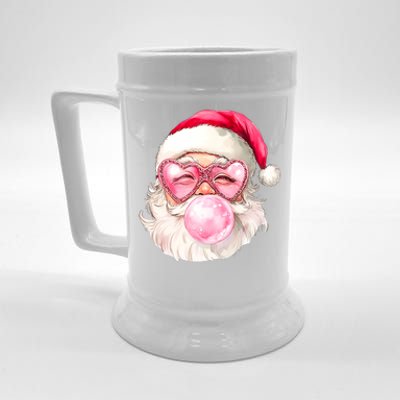 Vintage Retro Santa Christmas Gum Sunglasses Beer Stein