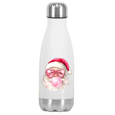 Vintage Retro Santa Christmas Gum Sunglasses Stainless Steel Insulated Water Bottle