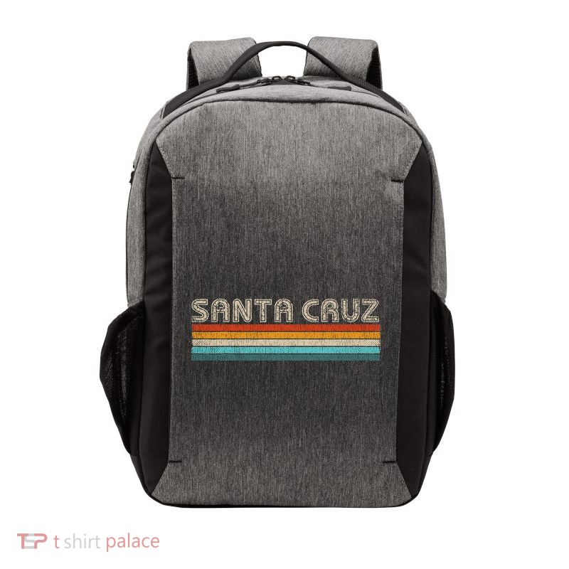 Vintage Retro Santa Cruz California Souvenir Santa Cruz Vector Backpack