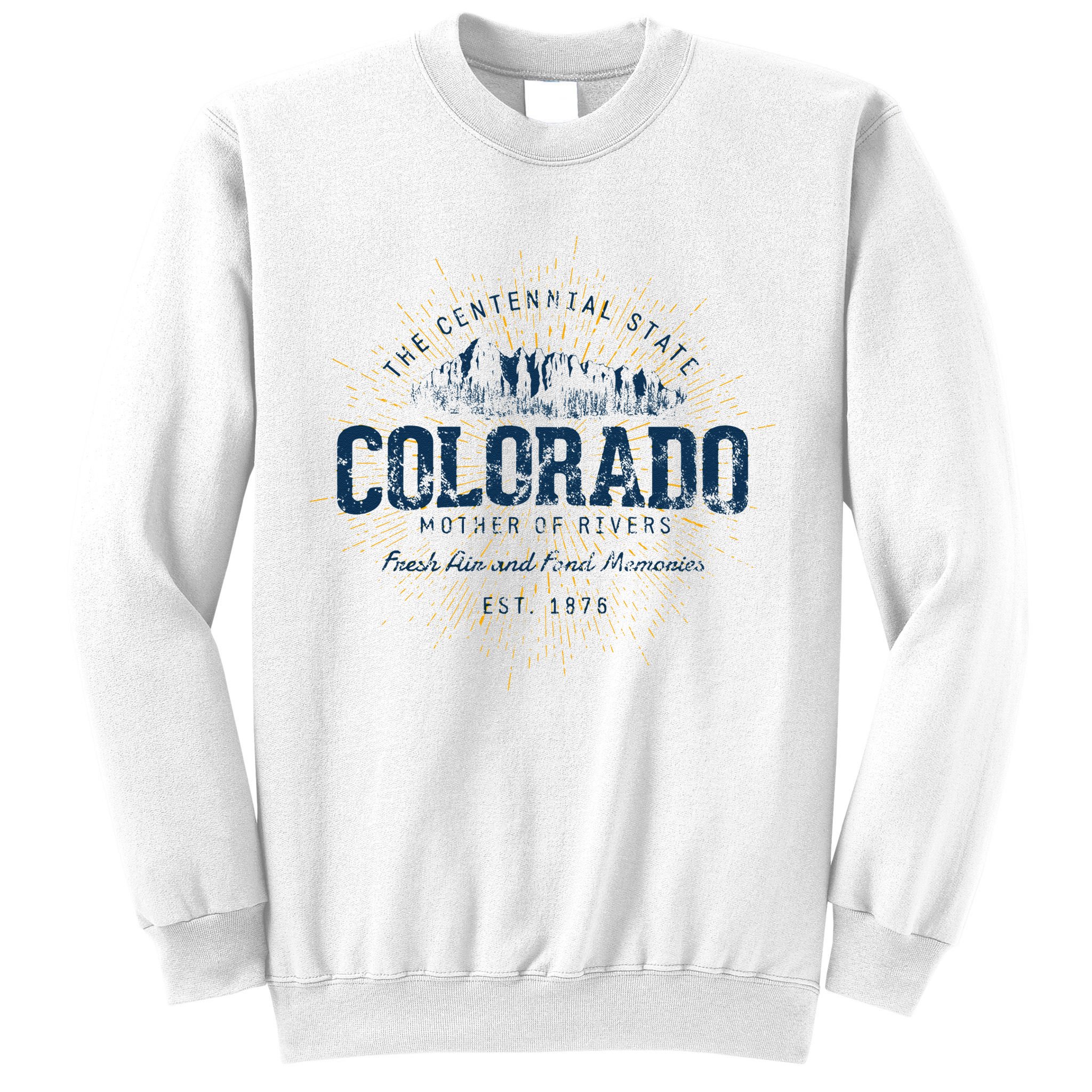 Vintage Retro Style Colorado Sweatshirt.png Sweatshirt