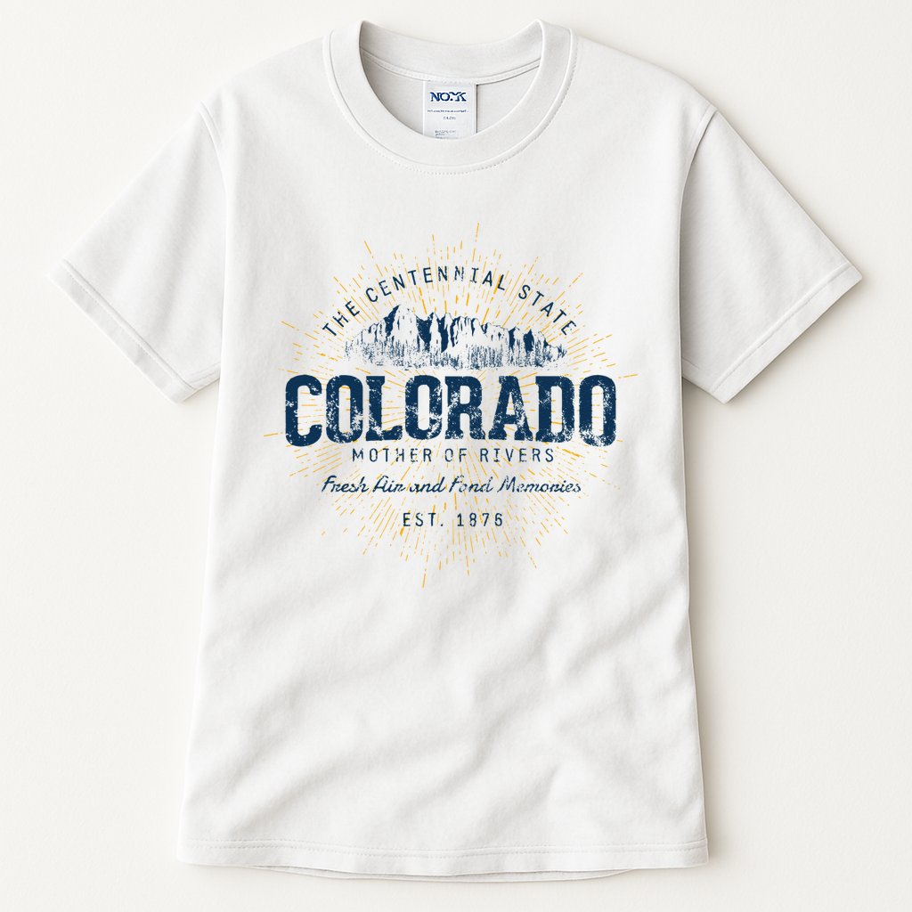 Vintage Retro Style Colorado Sweatshirt.png Tall T-Shirt