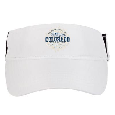 Vintage Retro Style Colorado Sweatshirt.png Adult Drive Performance Visor