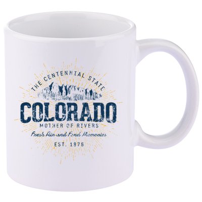 Vintage Retro Style Colorado Sweatshirt.png 11oz C Handle Ceramic Mug